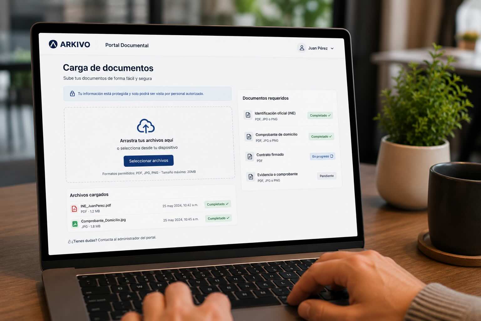 Carga de documentos